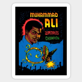 Rare Vintage poster of Ali circa 1974 Sticker